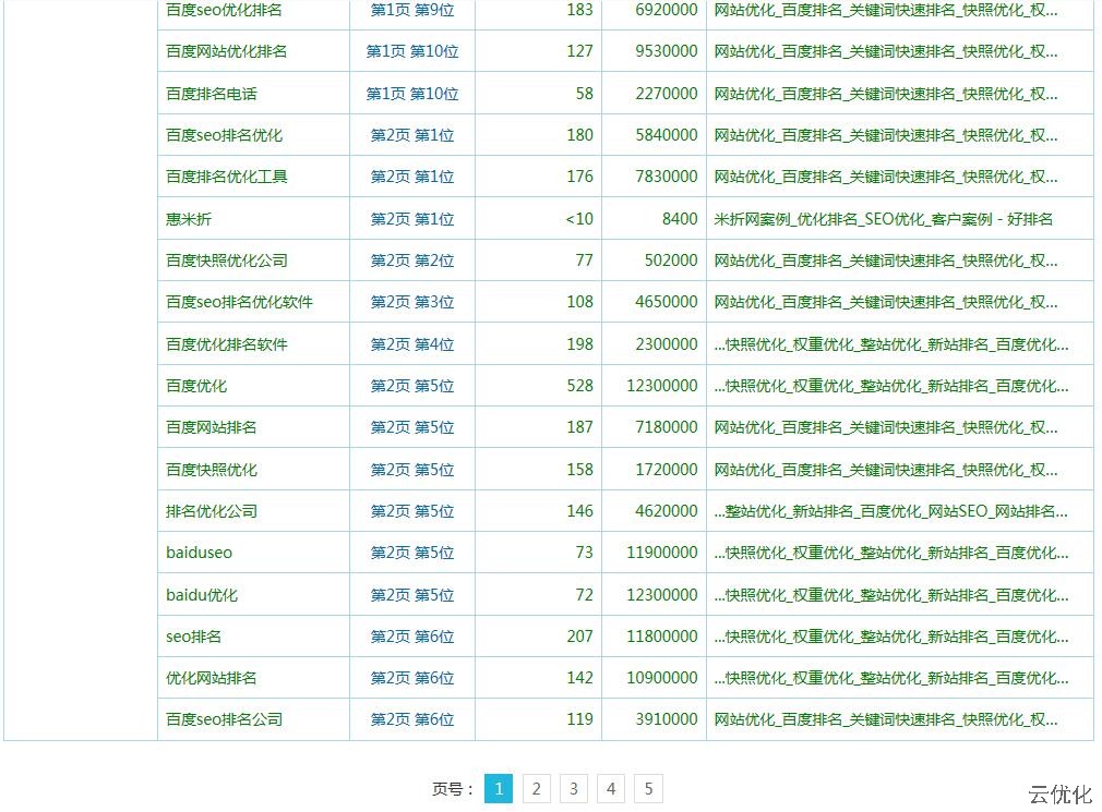SEO公司案例